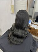 ブリーチなしダブルカラー 透明感グレージュカラー 北千住