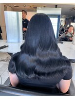 ブレンド 渋谷(BLend)&nbsp;縮毛矯正.レイヤーカット.ブルーブラック.髪質改善. ヘアカラー