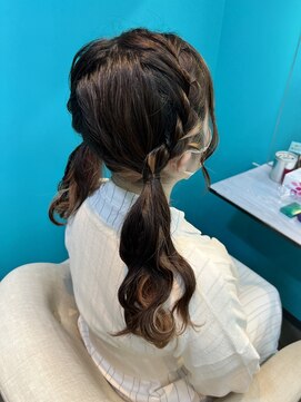 エルディ 大宮(eldy) 編み込みツインテール