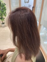 ビーズカラー イオンタウン米沢駅前店&nbsp;明るめピンクカラー♪ピンクベージュ8トーン+バイオレット/8