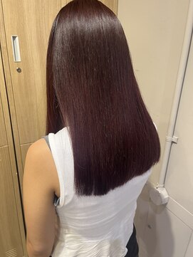 ローレンジウ(LOREN JU) 透明感髪質改善ベージュダブルカラーミルクティーグレージュ