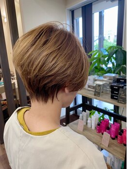 リミットヘアー 大在店(Remit hair)の写真/《大在/ショートボブ》今季はどこから見てもキレイなシルエットに♪高い技術とセンスで作る最旬ヘア