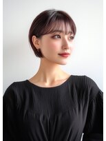 ライズ ネックス ザ サロン 渋谷(LIZE nex the salon)&nbsp;シースルーバング　耳掛けショート［＃渋谷駅＃韓国＃髪質改善］