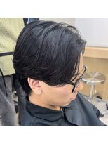 ニコフクオカヘアーメイク(NIKO Fukuoka Hair Make)&nbsp;「NIKO」大人センターパートパーマ　ニュアンスパーマ　福岡天神