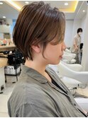 【VIVO】ハンサムショート 前髪長めショートヘア 丸みショート