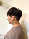 メンズニュアンスパーマ刈り上げパーマソフトツイストマッシュ