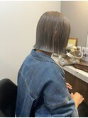 -高知 id-【白髪ぼかし】ハイトーンボブ