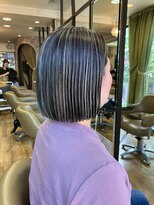 ビゼン 東伏見本店(hair make BIZEN)&nbsp;コントラストハイライトボブ