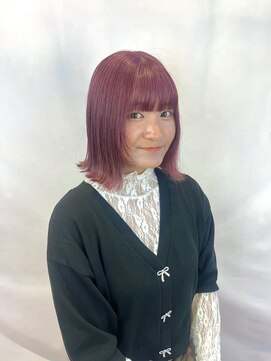 サラ ビューティ サイト 春日(SARA Beauty sight) ピンクブラウン／暖色カラー／ブリーチカラー／10代／20代