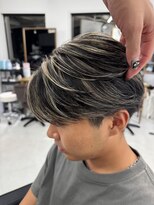 バース 梅田中崎町店(BIRTH)&nbsp;50代40代白髪ぼかしシルバーメッシュバレイヤージュ