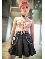 キジ(KIJI) ベリーショート/バズカット/ショート/ハイトーン/ペールピンク