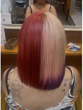 ヘアーサロン アトリエ(Hair salon ATORIE) ブリーチカラーツートンカラー毛先カラー