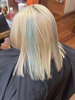 ネハス 名古屋栄店(nehus.) ブリーチ/クラゲヘアー/小顔に見せるヘア/ココアベージュ