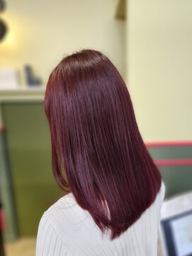 キュアケー(cureK) 艶カラーチェリーレッド ガーネット