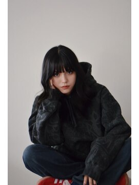 シーン(SCENE) [天神今泉/黒髪カタログ/クラゲヘアー/オリーブグレー]