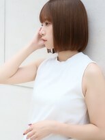 フリー(Free)&nbsp;大人似合わせカットニュアンスカラーグレージュツヤ髪スタイル