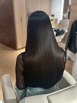 クセレス 梅田堂島店(KUSELESS) 髪質改善/ストレートロング/艶髪/黒髪ロング/ロングヘア/透明感