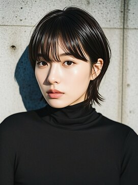 エイチ ウルフカット 大阪梅田(811) ミニボブショートウルフマッシュショートハッシュカット40代