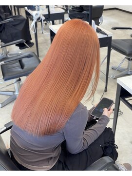 シェイト 天神(ciate) オレンジカラー/ブリーチ/ダブルカラー/レイヤーカット/天神