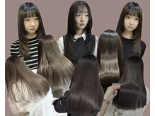 ◇RENA◇透明感とツヤのある透ける暗髪＋セットが簡単な顔まわりのレイヤーカットで一気にかわいくします☆