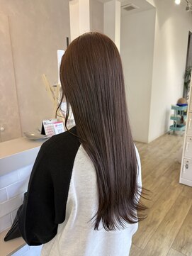 ジュエ ヘアー デザイン(Jue hair design) 黒髪卒業ラテカラー/ダブルカラー/ブリーチなし/10代/20代/知立