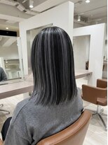 コール ネックス ザ サロン 表参道(COALL nex the salon)&nbsp;アンブレラカラー　ボブ　グレー