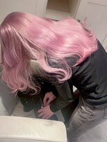 ベレーザ 渋谷(BELEZA)&nbsp;18317ラベンダーピンクミルクティーベージュセミロングレイヤー