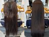 【ダメージレスで艶髪に】カット+メテオ酸性ストレート￥25300