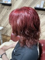 ルネッサンスヘアー ラファエロ(RAFFAELLO) 白髪染めでも色を楽しむ 赤髪 大人かわいいRED