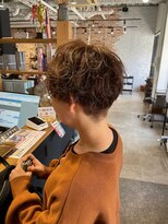 スペックホルダー(Spec Holder) ハイライトカラーショートパーマ8.23