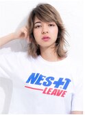 ★クラシカルハイレイヤーグレージュおろし斜めバングスタイル★