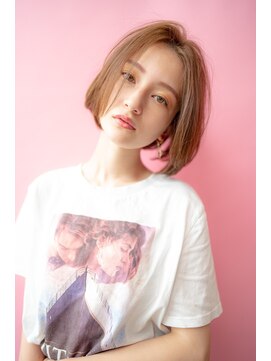 ハバナ 天神(HAVANA) 大人かわいい☆前下がり小顔ボブ×ハイライトカラー