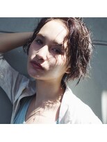 ミット バイ ツリー 吉祥寺(mit by tree)&nbsp;大人ヘルシーハイライトホワイトグレージュアップバングショート