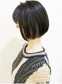【morio成増/玉井】ミニボブ　インナーカラー　ベージュ