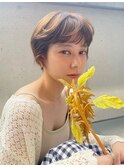 大人可愛いマッシュショート