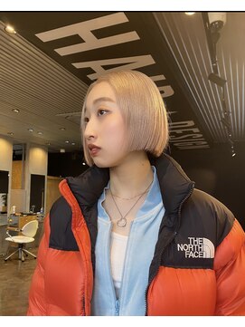 グランツ ヘアーデザイン(GLANZ HAIR DESIGN) white　blond