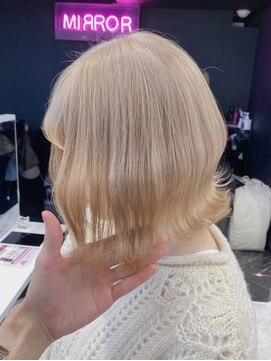 ワンズナゴヤ 名古屋栄店(ONE's NAGOYA) スペインカールスパイキーショートフェザーパーマブルーブラック