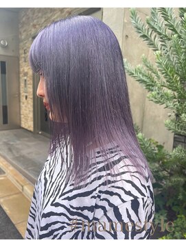 ディセンシー(Dicency) Dicency（マオ）ラベンダーアッシュ×ぱつっとロブ