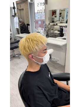 メンズ サロン ドット トウキョウ 町田店(men's salon dot. tokyo) 【小柳裕夢】ブロンドショート