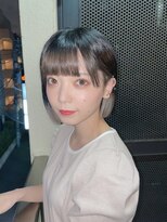 サロンドミルク 原宿(salon de MiLK)&nbsp;【salon de MiLK 原宿】シルバーグレー×裾カラー