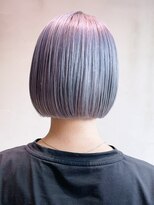 ラベンダーボブ_外ハネボブセクションカラー_ba353891