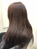 【髪質改善】似合せデザインカット+新世代・#美革ストレート￥15500