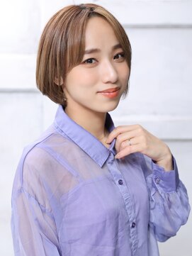 クラッチ 天王寺(CLUTCH) 大人可愛い小顔美髪ツヤ髪ミディアムベージュ横顔美人A3