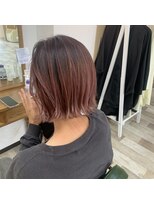 ラボヌールヘアーノーブル 新越谷店(La Bonheur hair noble) 切りっぱなしバレイヤージュ