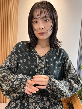 ロンドプロフィール 浦和(Lond profil) 中川 前髪カット顔まわり似合わせ外ハネくびれレイヤーミディ