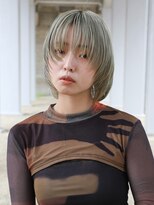 スペシャルオオサカ 難波店(Special OSAKA)&nbsp;【Special OSAKA】ペールグリーンボブヘア