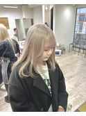 イメチェン似合わせカットミルクティーベージュ練馬所沢