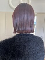 バディヘア イクス(BUDDY HAIR exx) 【大府　共和】切りっぱなしボブ　暖色カラー