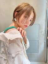 銀座 cheri 似合わせショート×トレンドカラー