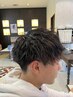 【平日限定クーポン石井指名】　カット+眉カット＋炭酸シャンプー6600→4400